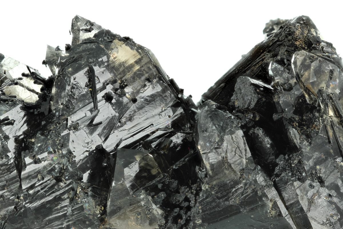 Smoky Quartz With Schorl Inclusions