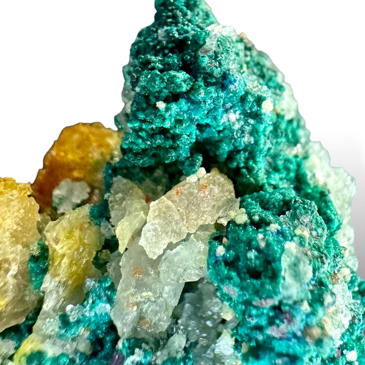 Native Copper With Atacamite & Ktenasite