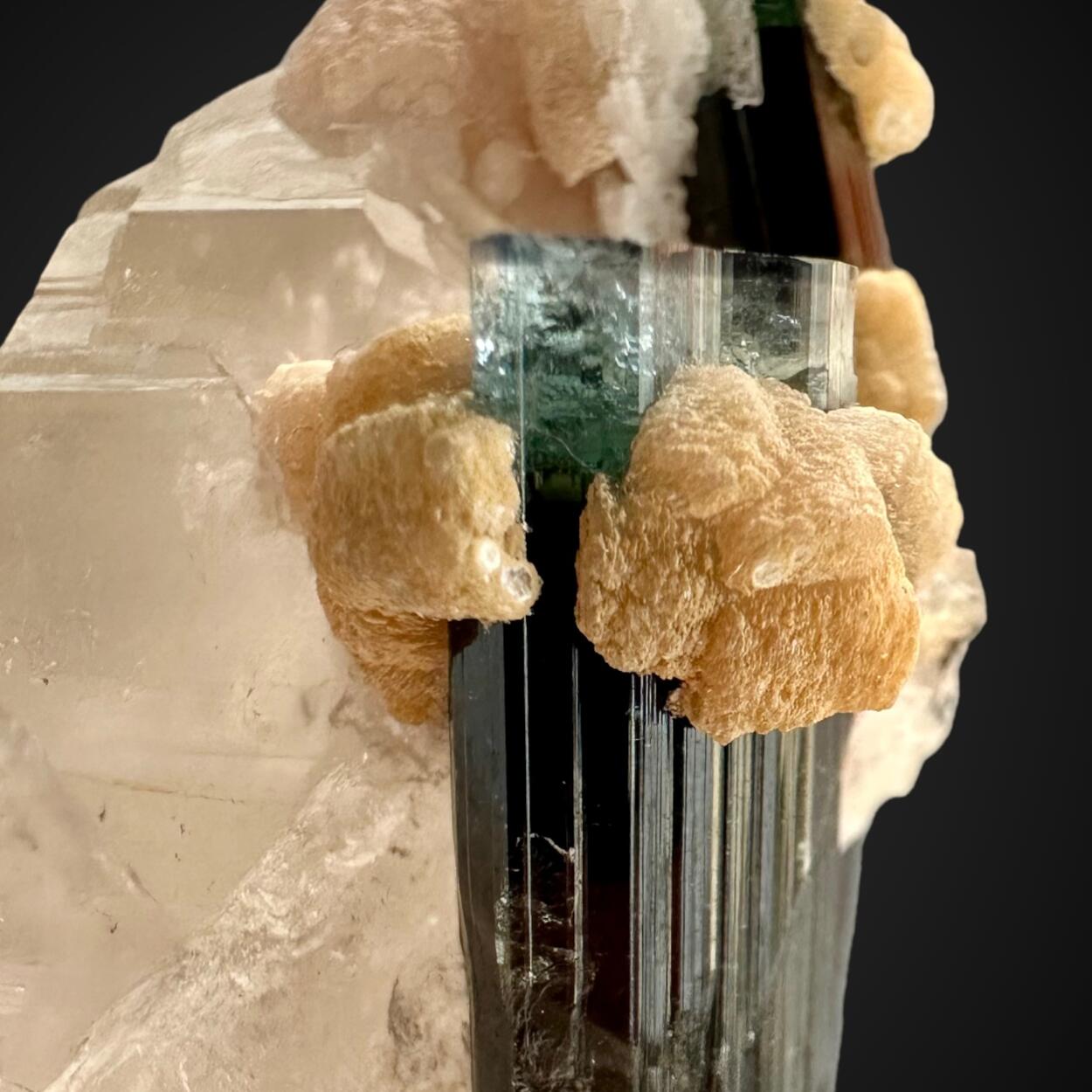 Tourmaline & Quartz With Lepidolite