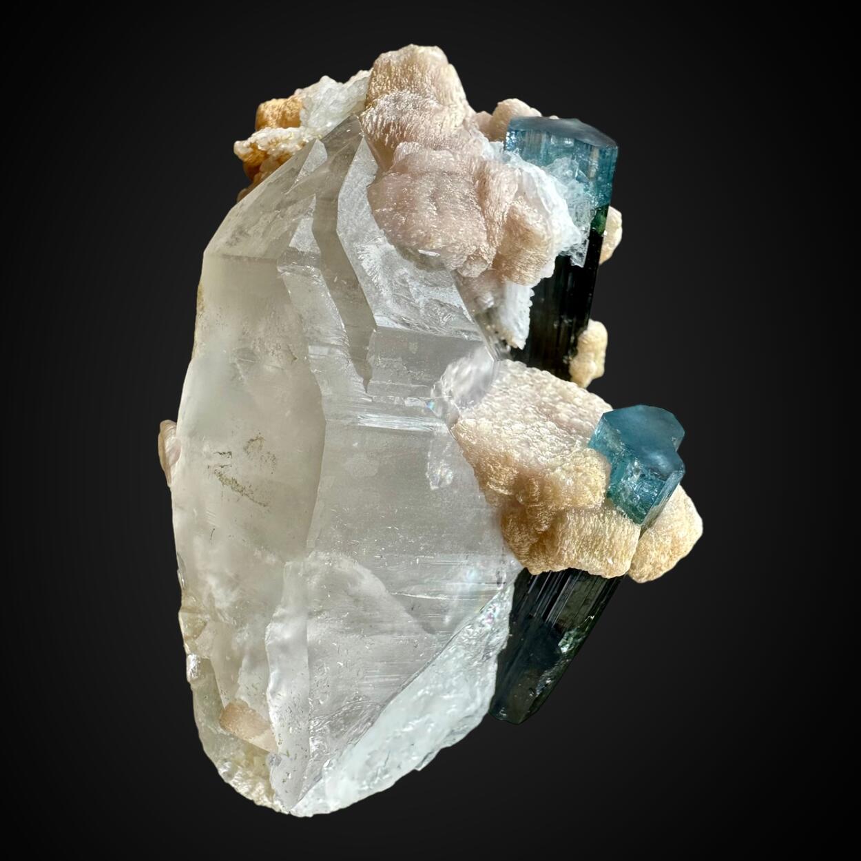Tourmaline & Quartz With Lepidolite