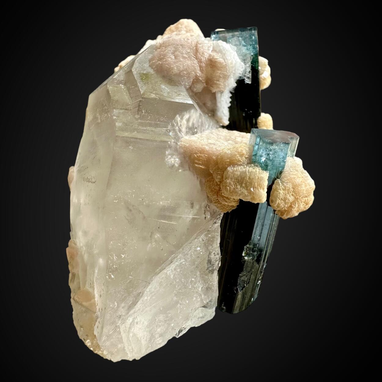 Tourmaline & Quartz With Lepidolite