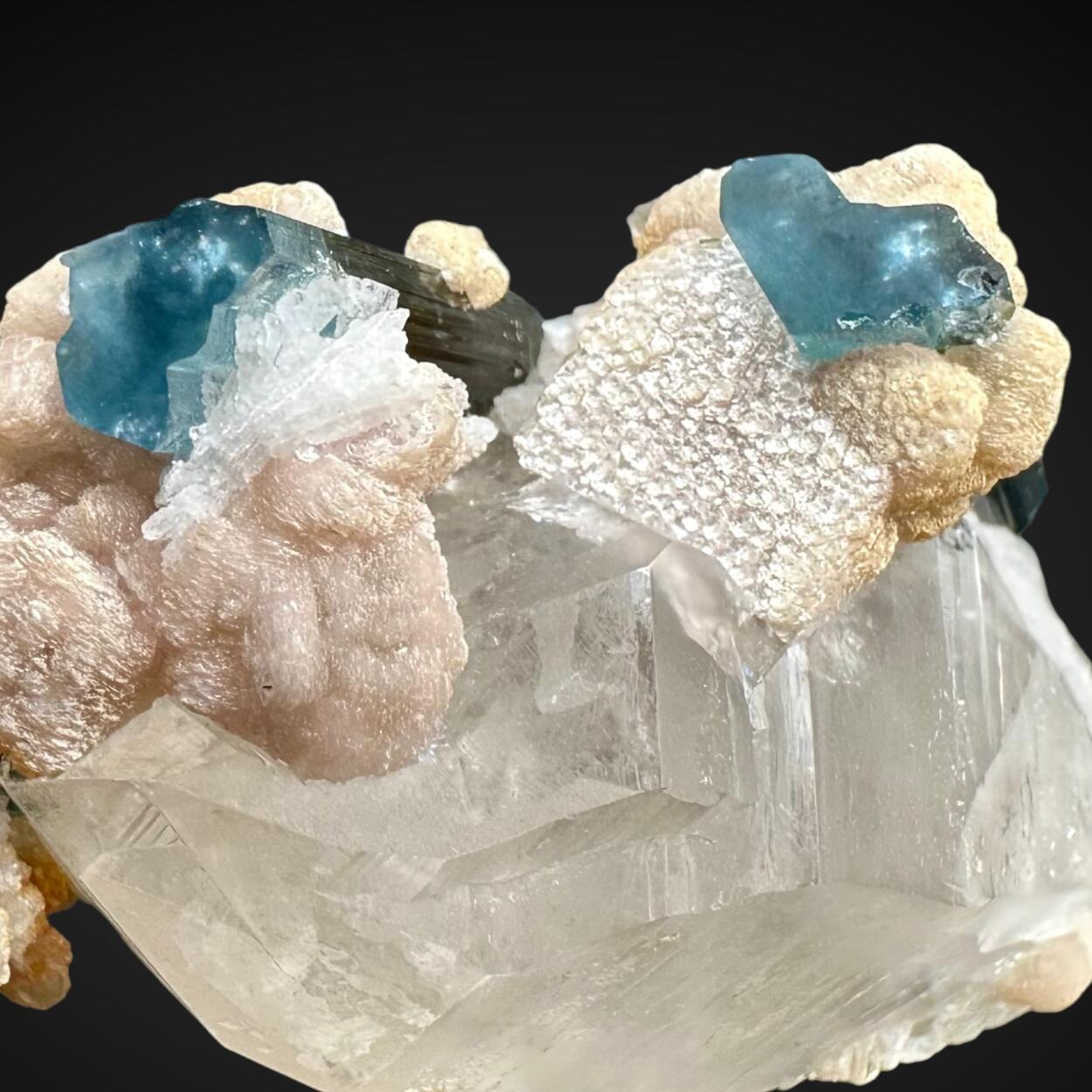 Tourmaline & Quartz With Lepidolite