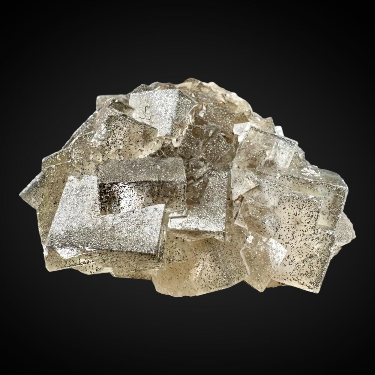 Fluorite With Marcasite Inclusions
