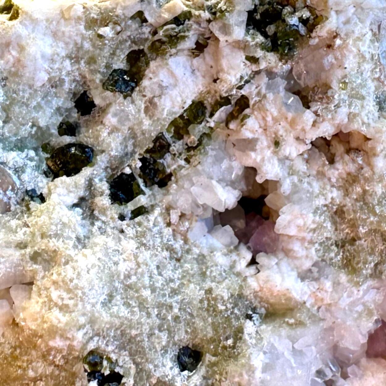 Cookeite With Apatite Tourmaline & Albite