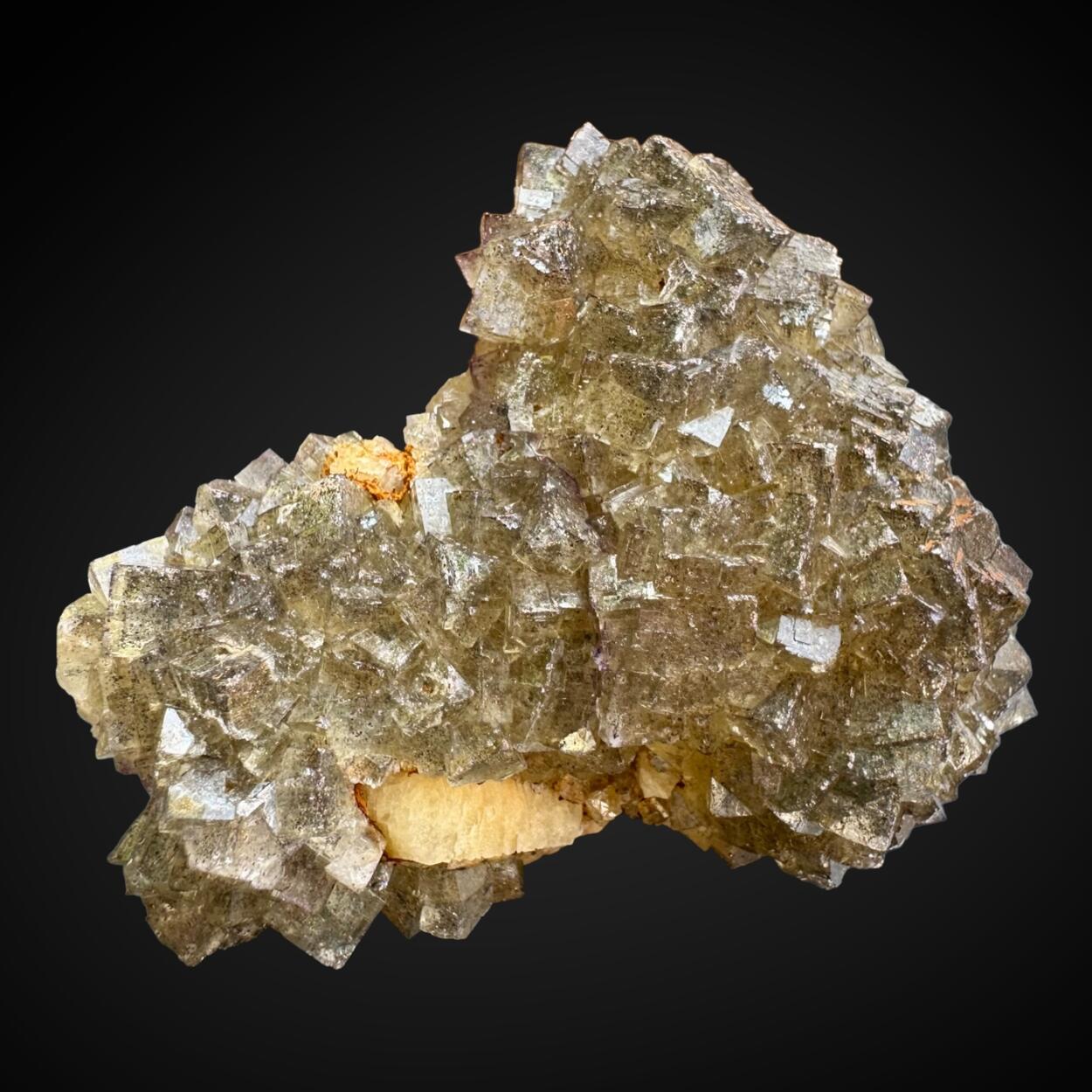 Fluorite With Marcasite Inclusions