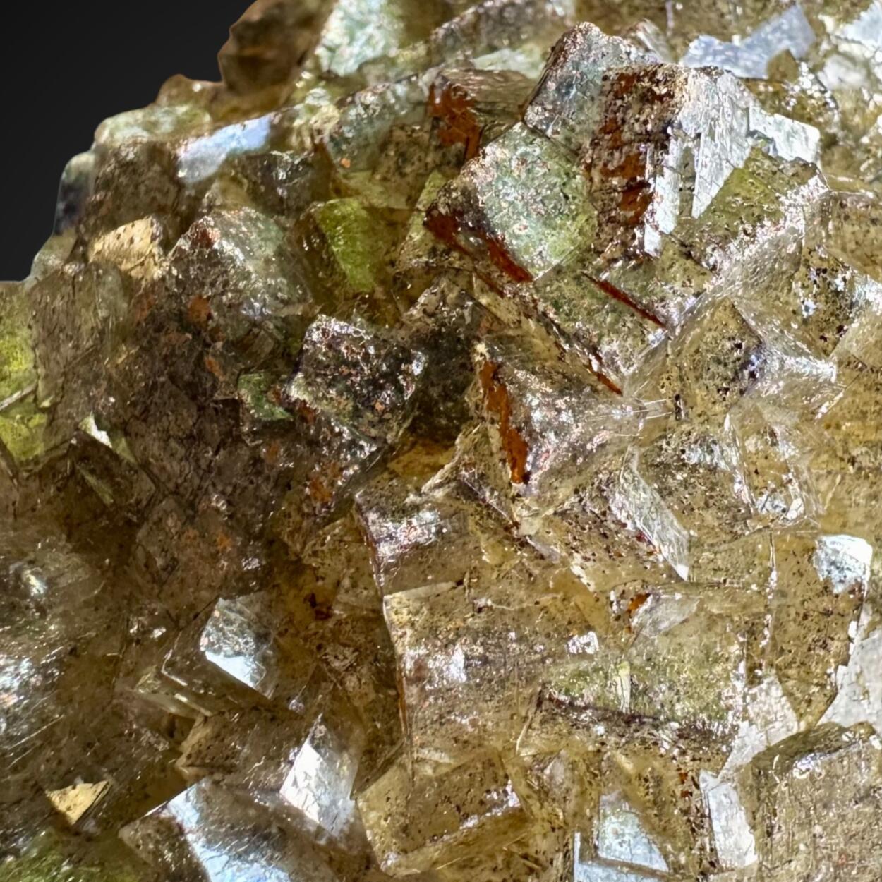 Fluorite With Marcasite Inclusions