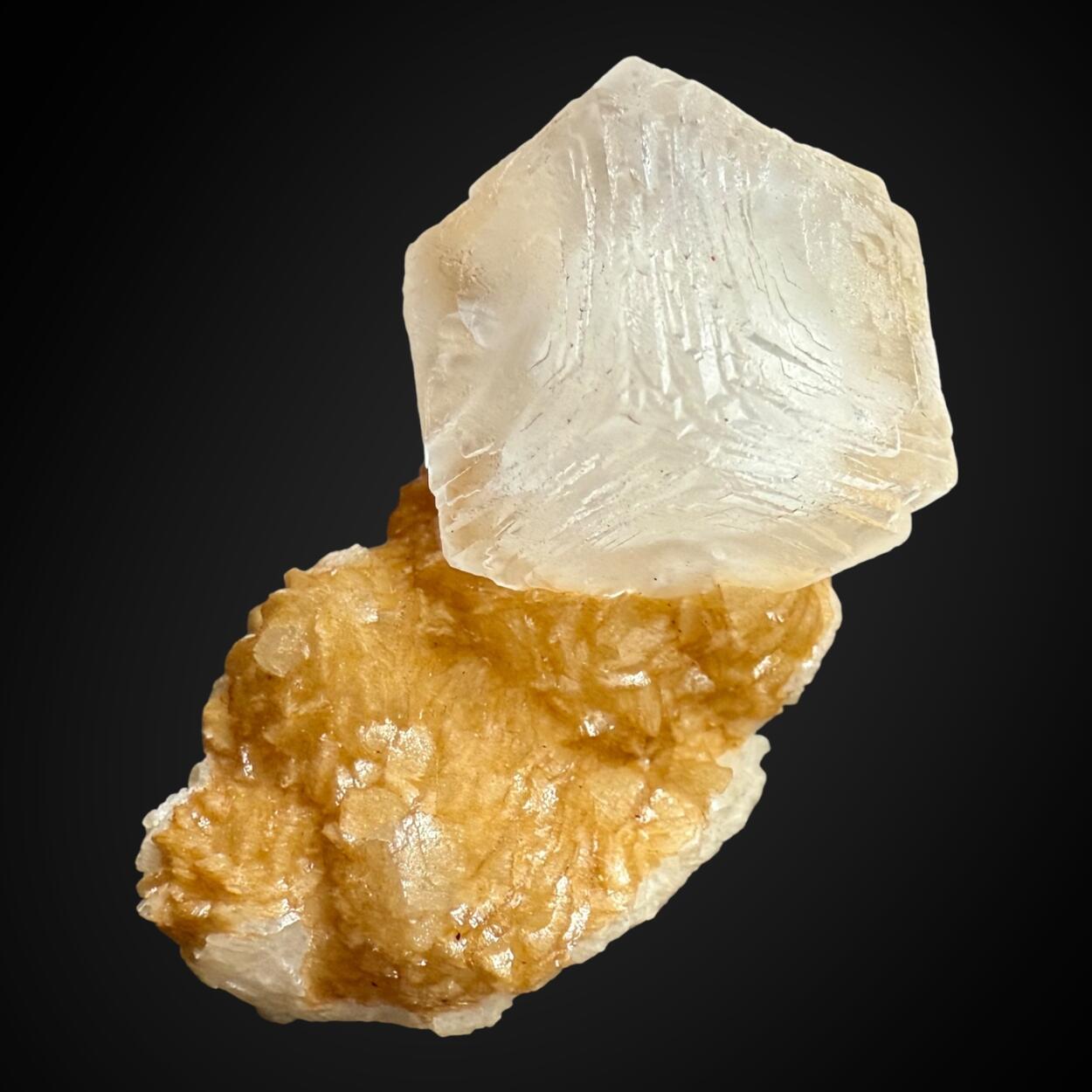 Fluorite On Siderite