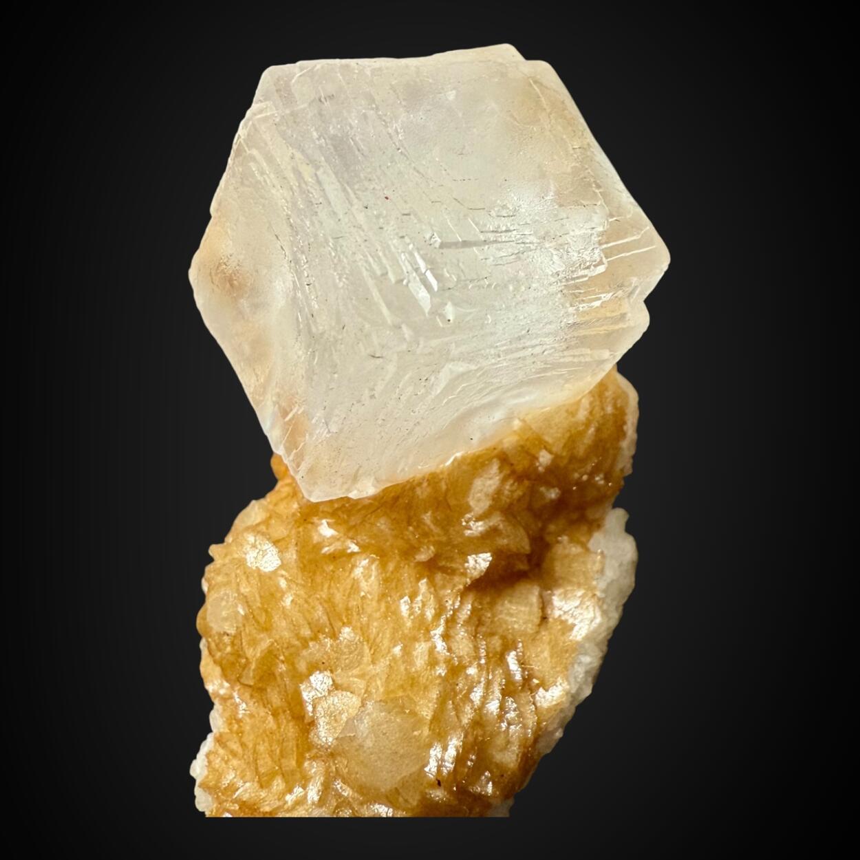 Fluorite On Siderite
