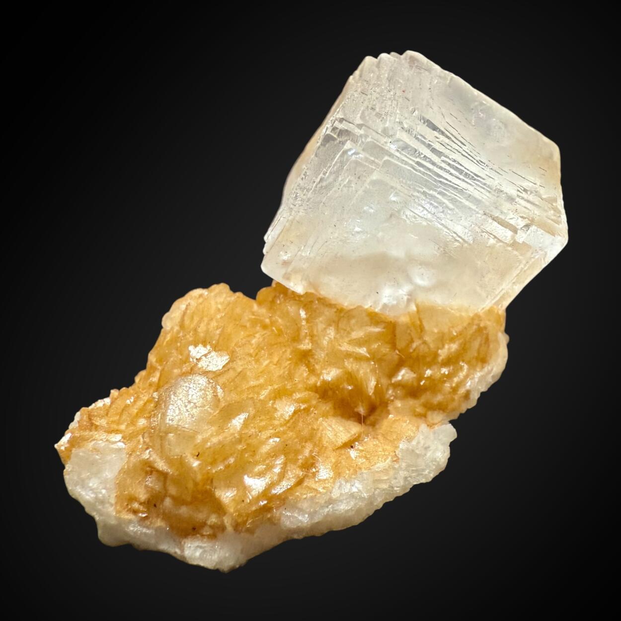 Fluorite On Siderite