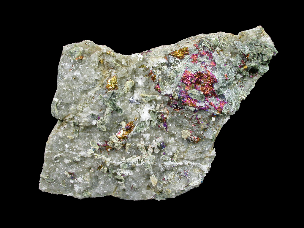 Chalcopyrite Bornite Pyrite & Molybdenite