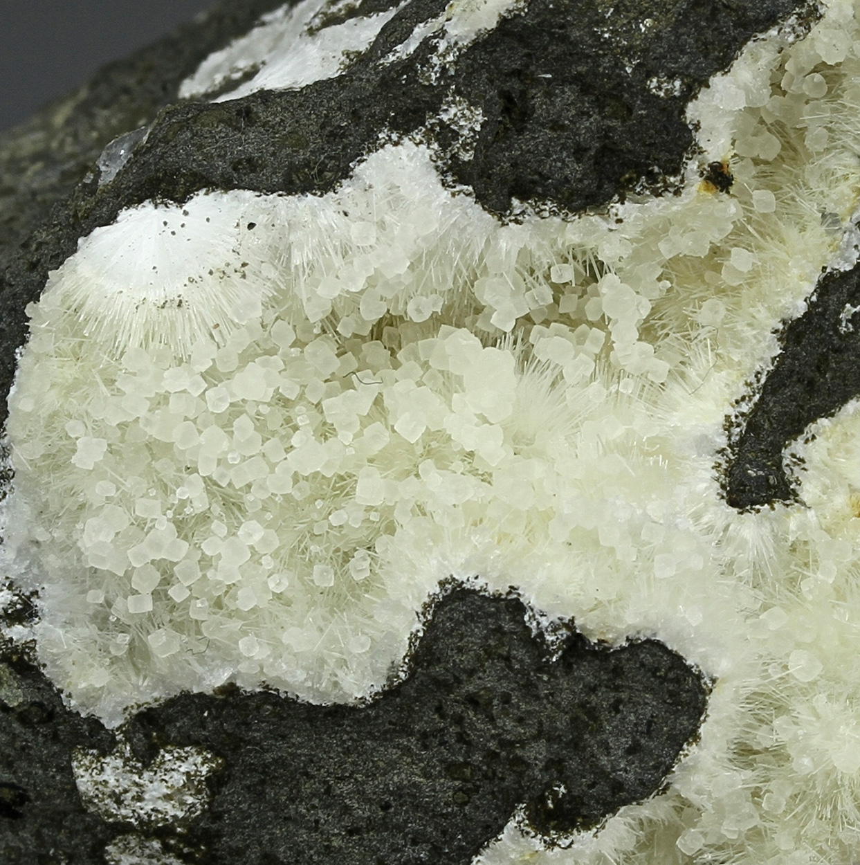 Calcite & Natrolite