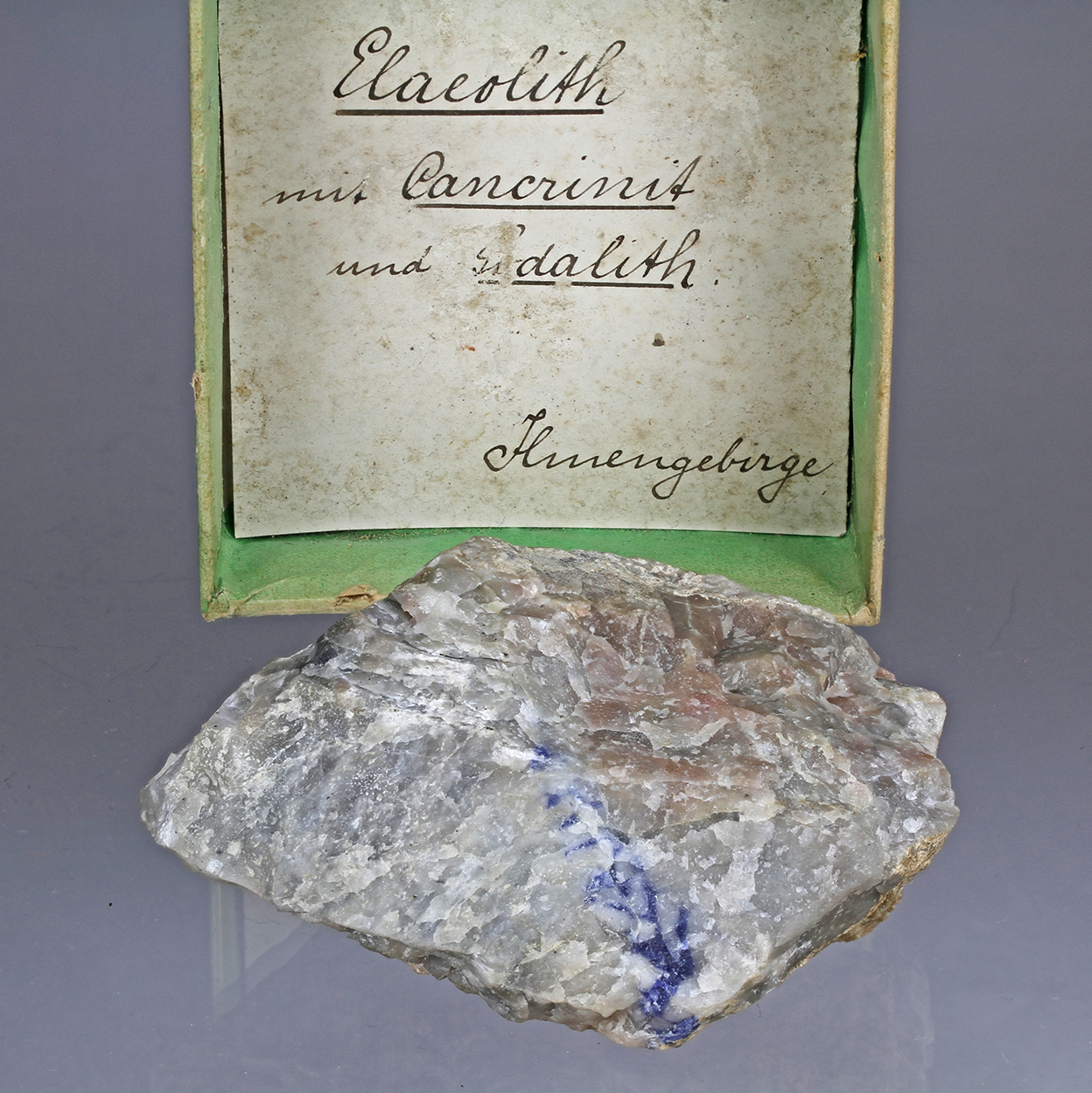 Cancrinite Elaeolite & Sodalite