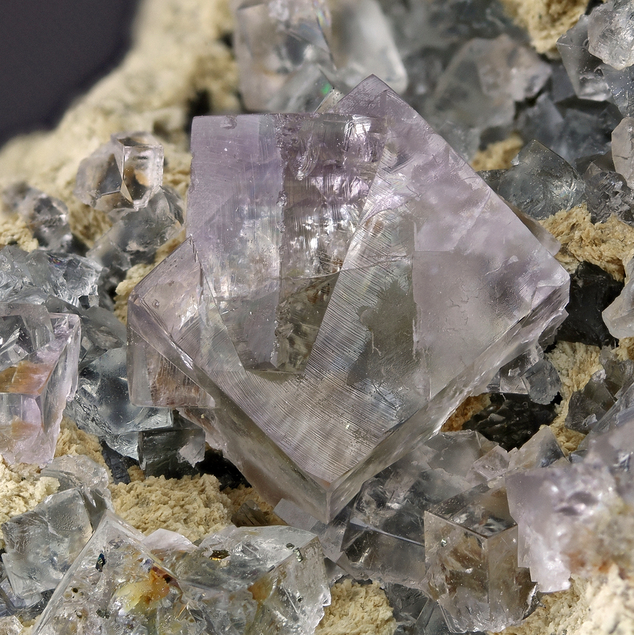 Fluorite & Chalcopyrite