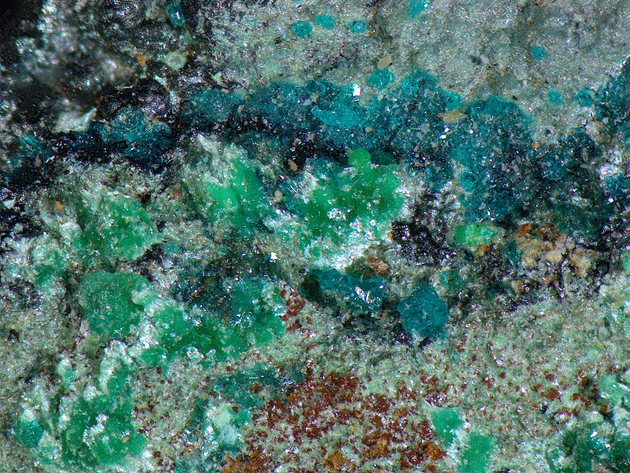 Spangolite & Brochantite