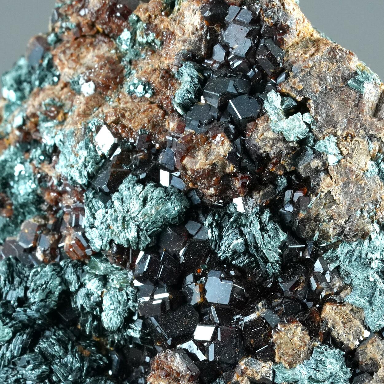 Hessonite & Clinochlore