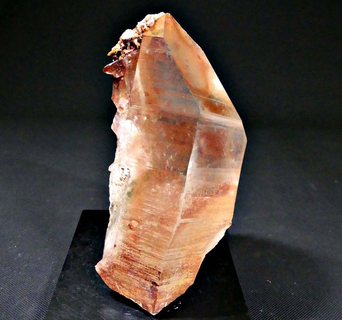 Rock Crystal With Hematite & Dolomite