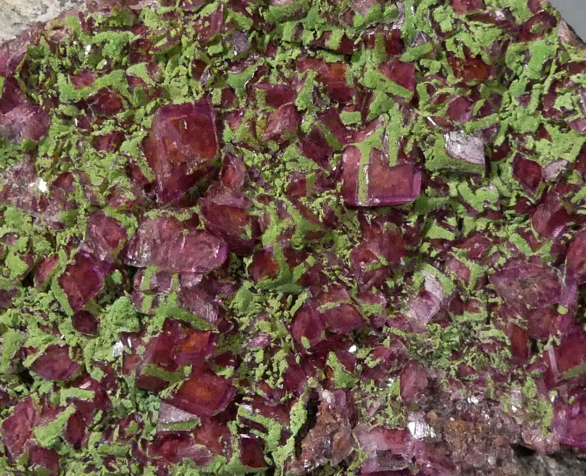 Kolwezite On Cobaltoan Dolomite