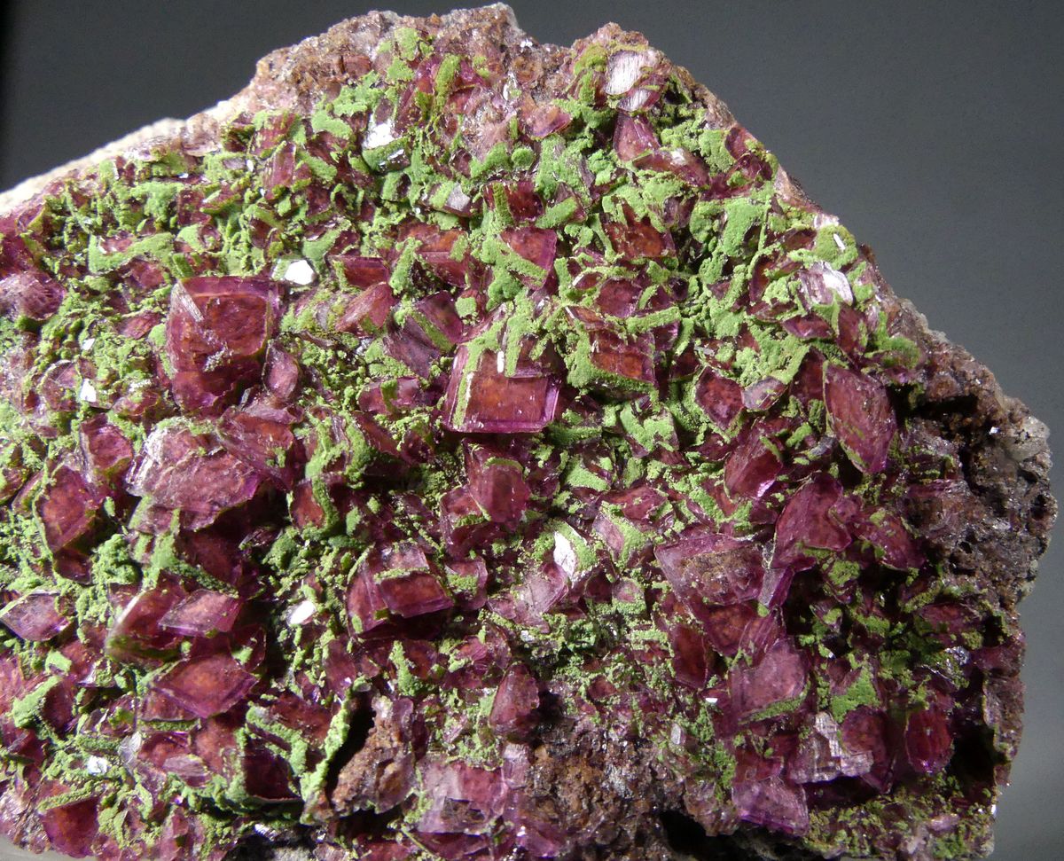 Kolwezite On Cobaltoan Dolomite