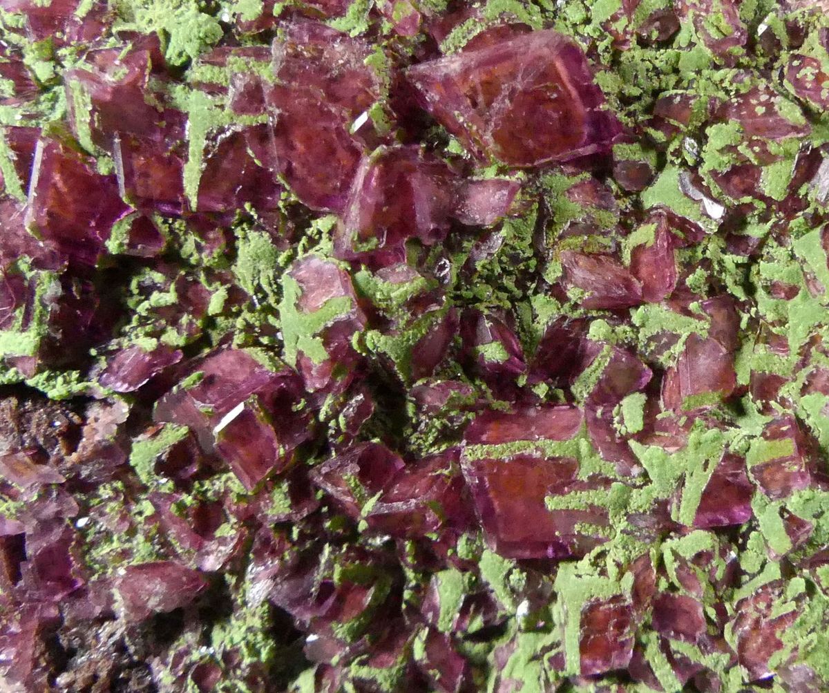 Kolwezite On Cobaltoan Dolomite