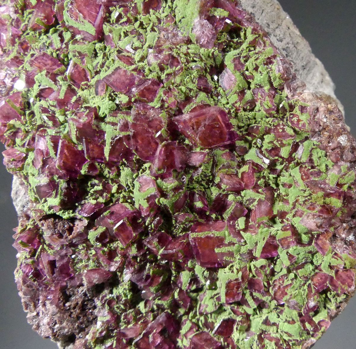 Kolwezite On Cobaltoan Dolomite