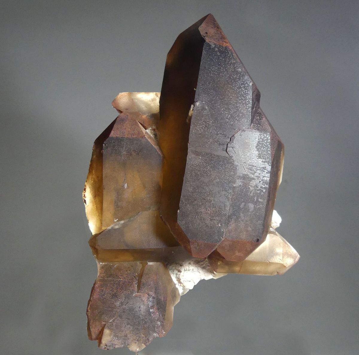 Smoky Quartz With Hematite