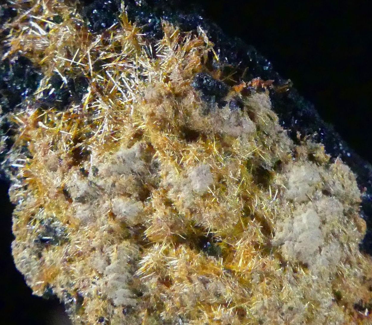 Rutile On Clinochlore