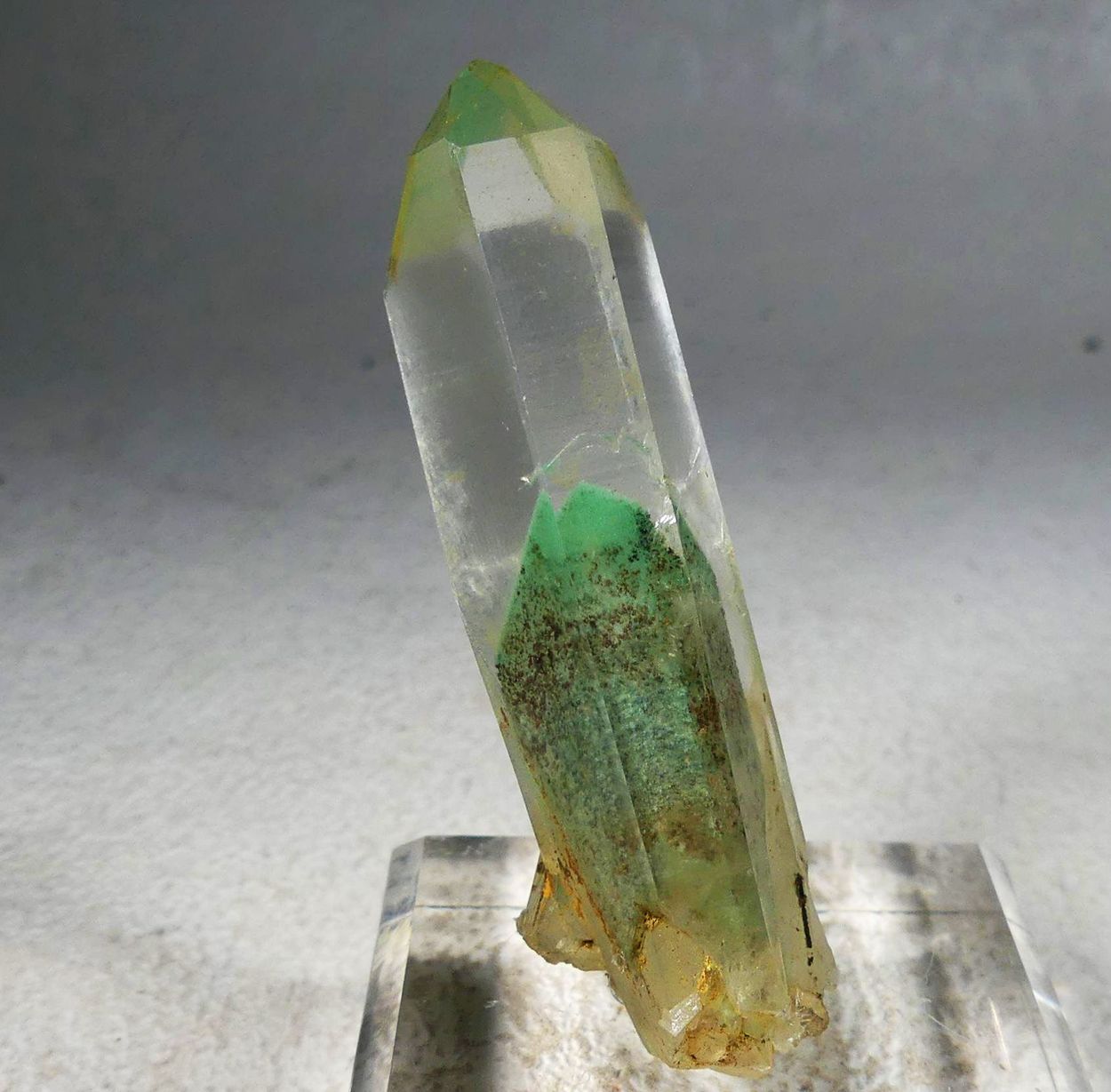 Rock Crystal With Fuchsite