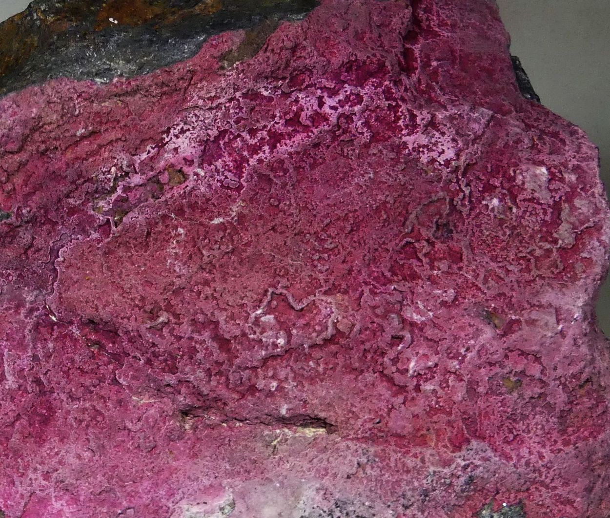 Erythrite On Magnetite