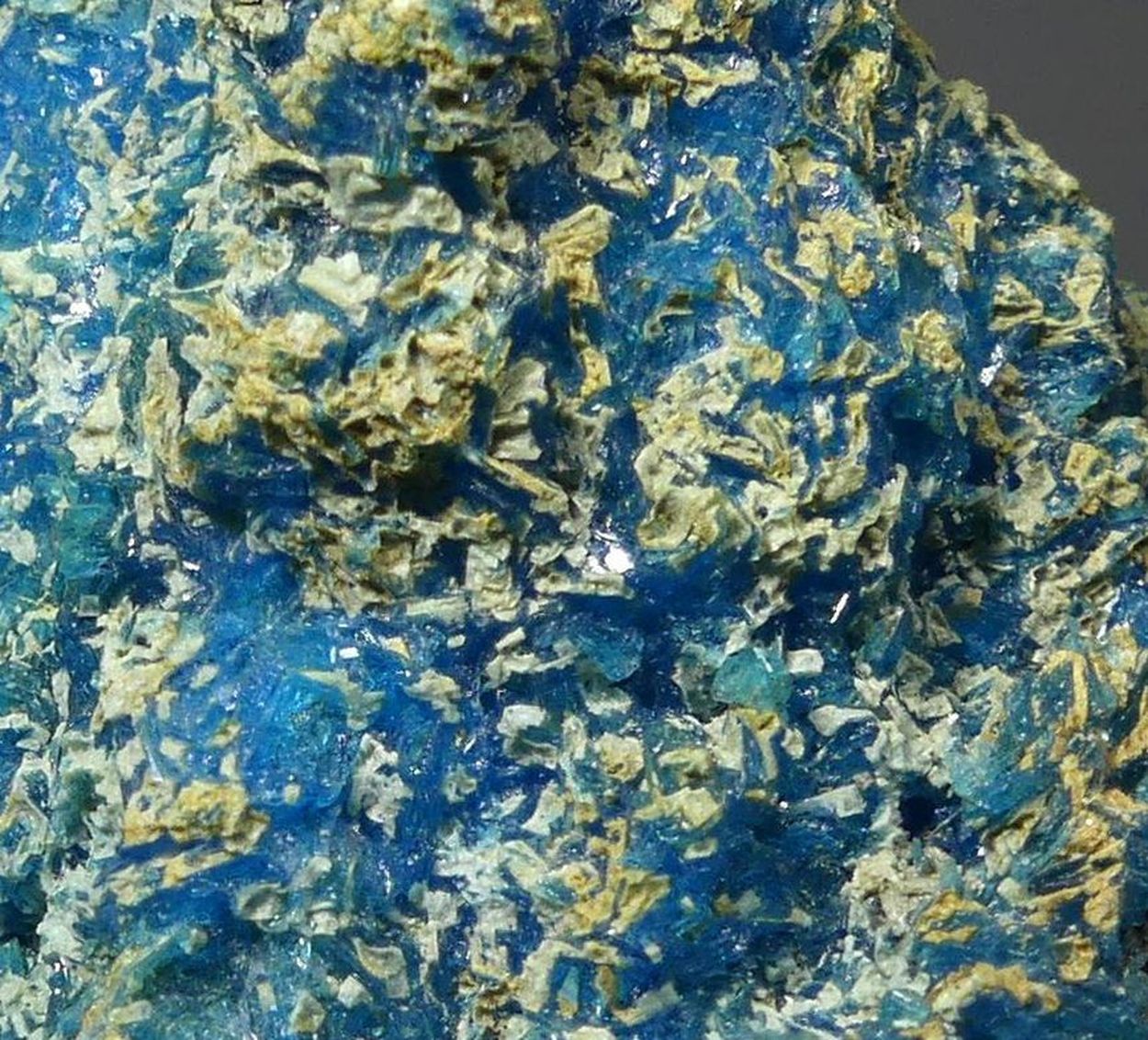 Chalcanthite On Quartz