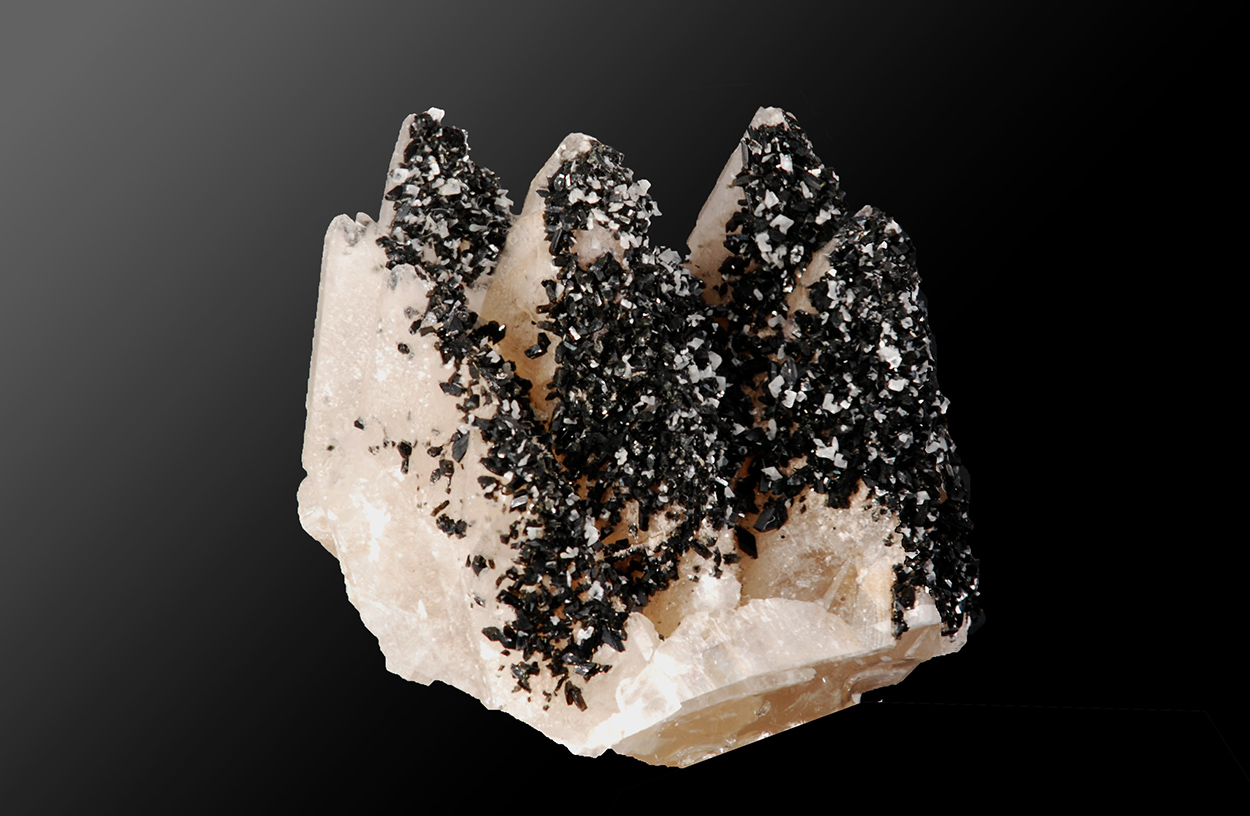 Babingtonite On Calcite