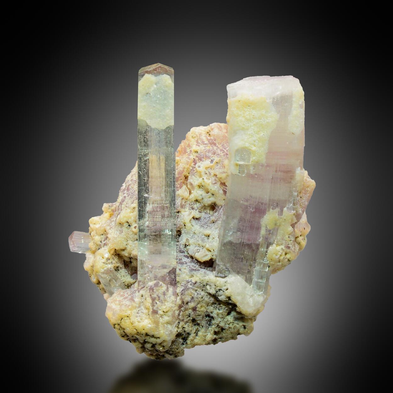 Lepidolite With Tourmaline