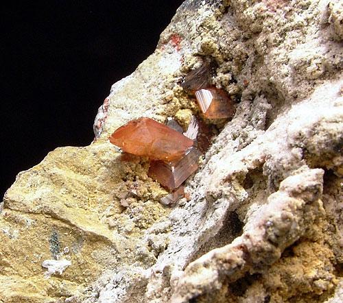 Tsumcorite With Tennantite & Wulfenite