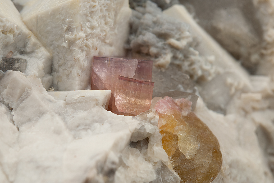 Elbaite With Microcline & Cleavelandite