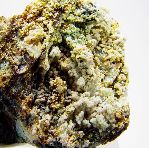Aluminian Strengite Cacoxenite & Chalcosiderite