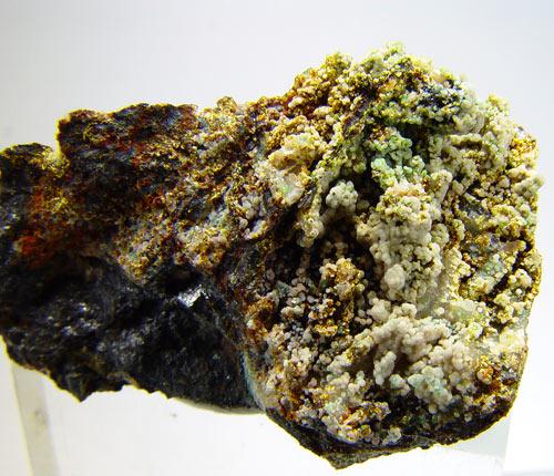 Aluminian Strengite Cacoxenite & Chalcosiderite