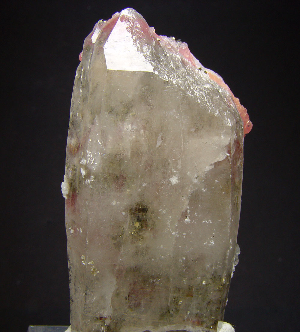 Rhodochrosite On Quartz