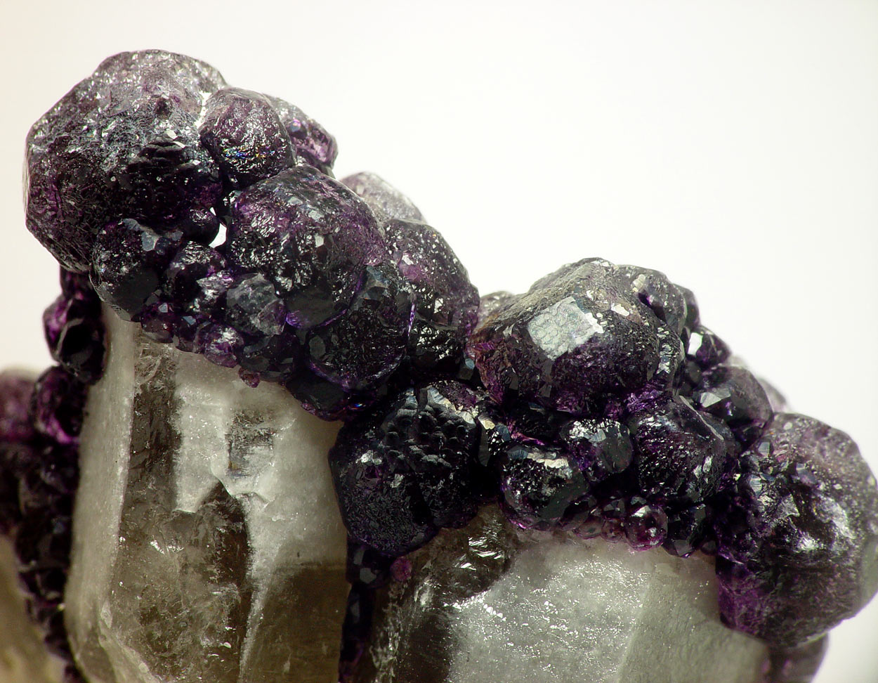 Fluorite On Quartz