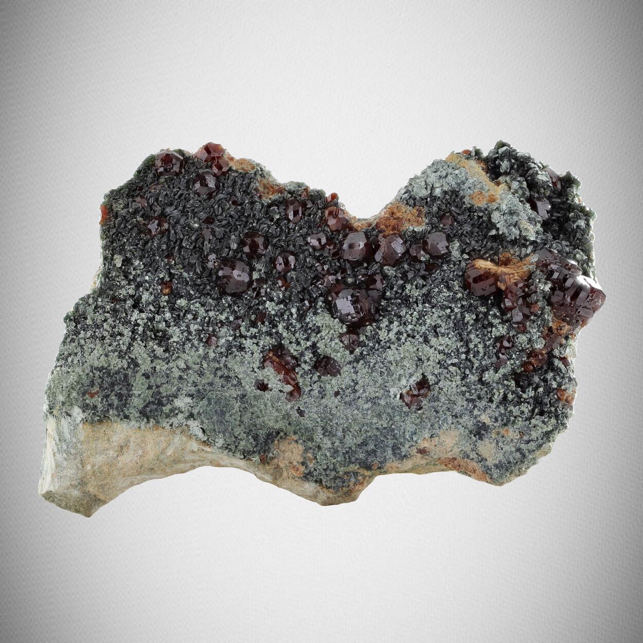 Hessonite With Clinochlore