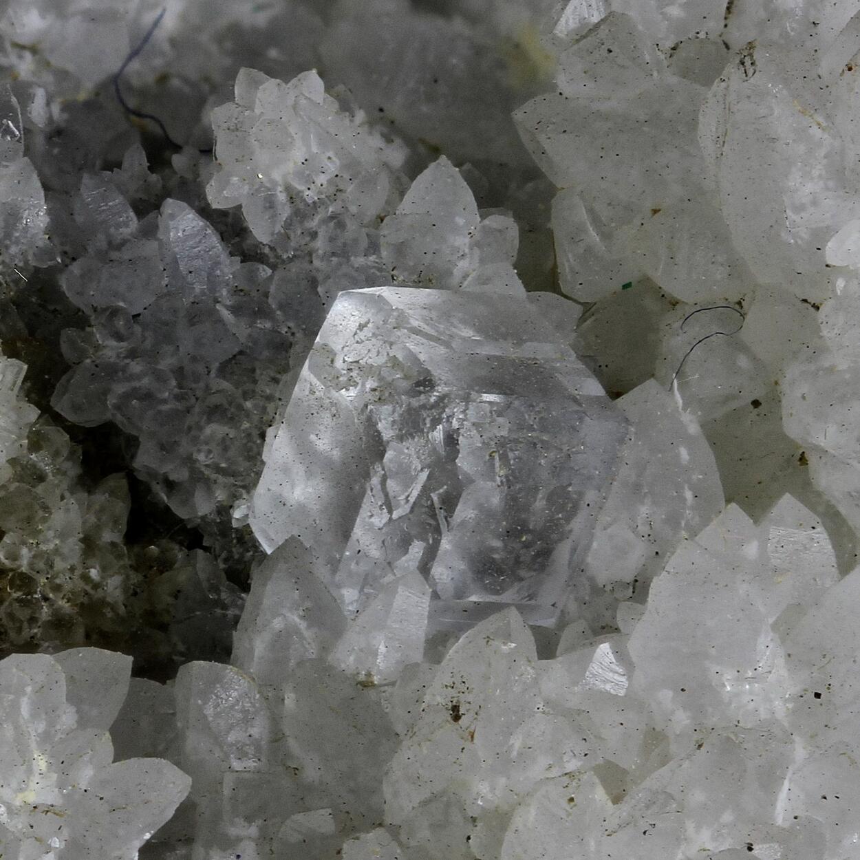 Fluorite With Quartz