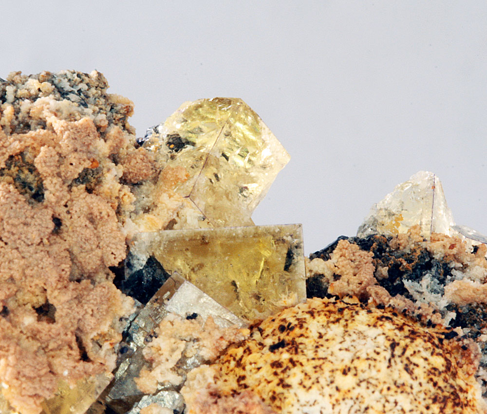 Baryte With Fluorite
