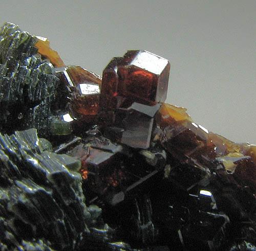 Hessonite & Clinochlore