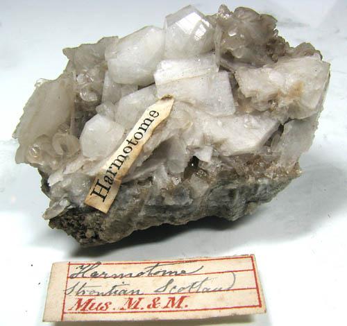 Harmotome & Calcite