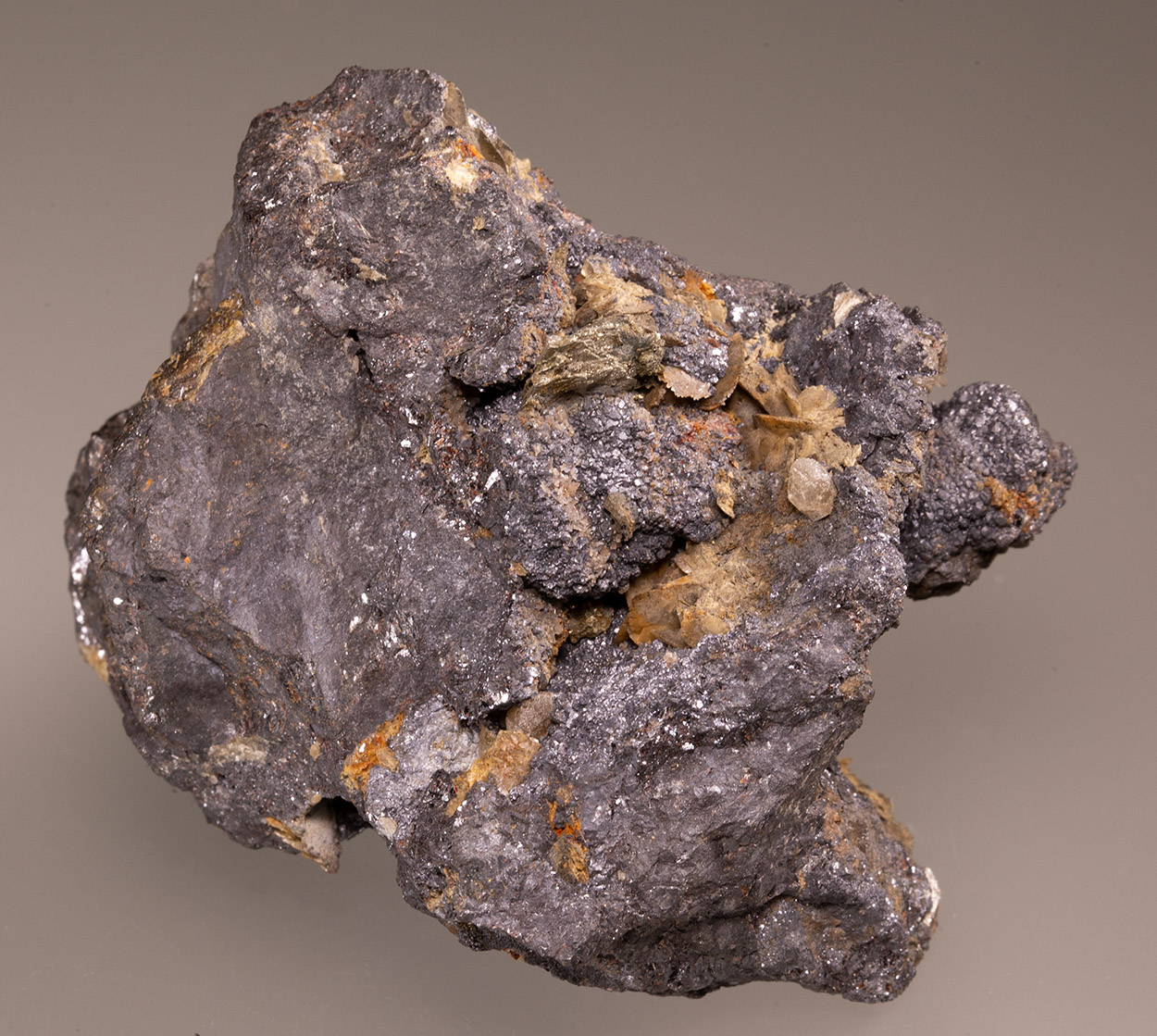 Wulfenite Galena & Siderite