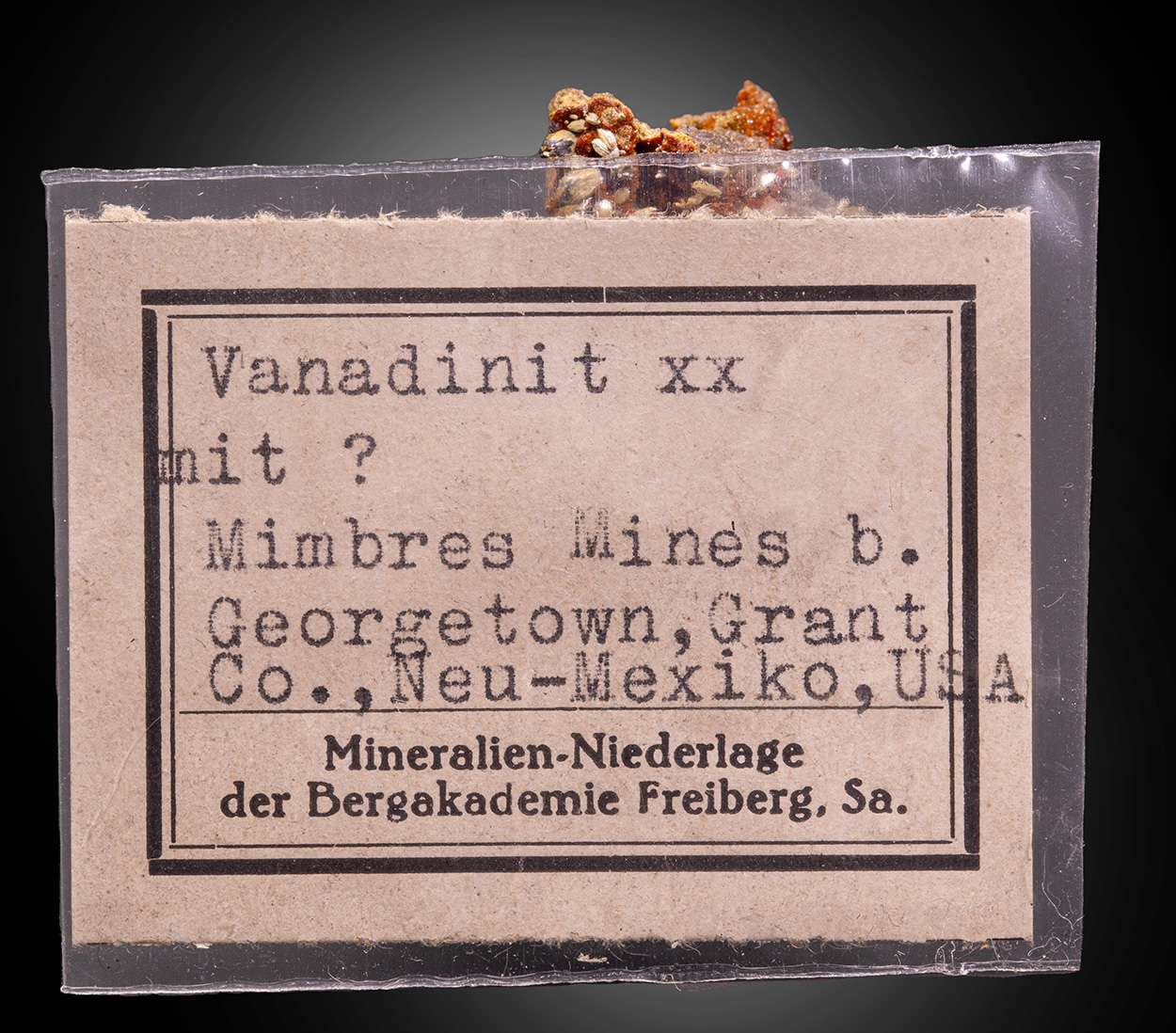 Vanadinite Descloizite & Calcite