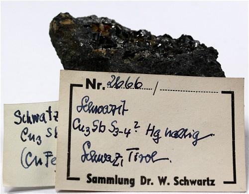 Mercurian Tetrahedrite Var Mercurian Tetrahedrite