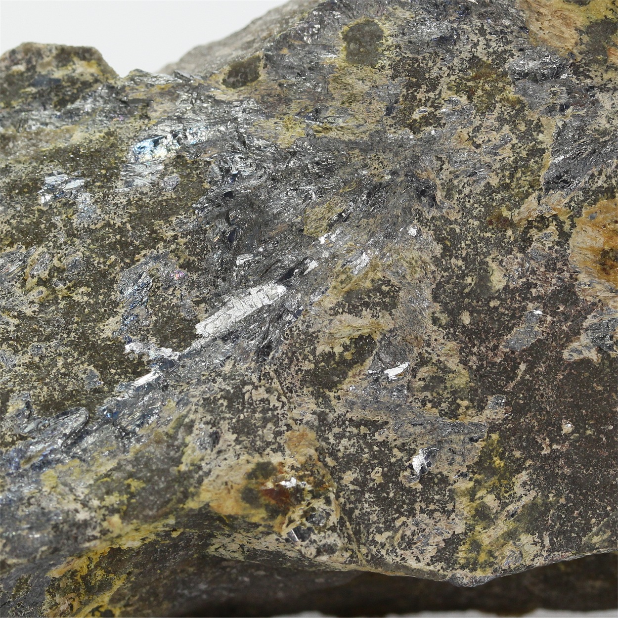 Antimony Ochre With Stibnite