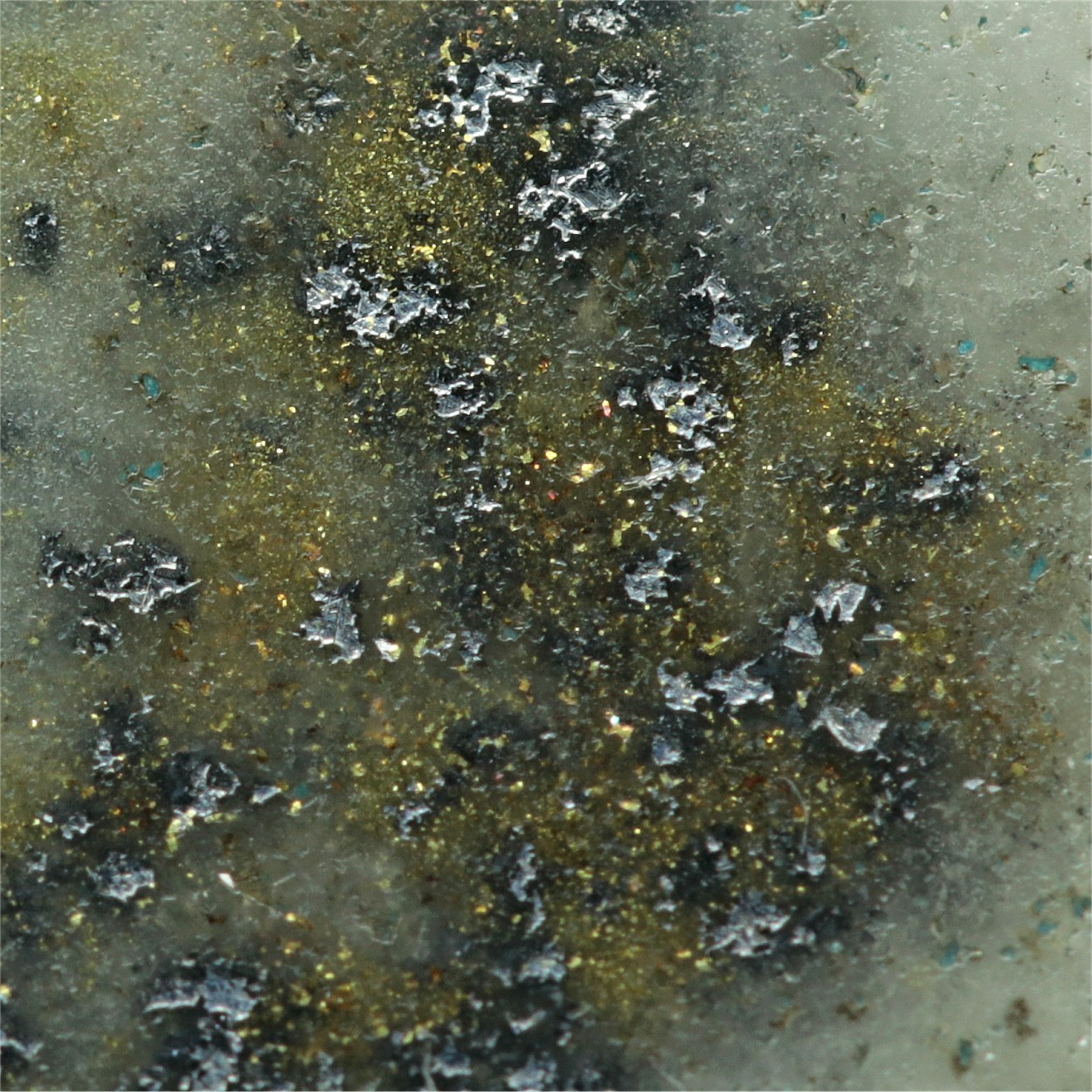 Gold With Galena & Pyrite