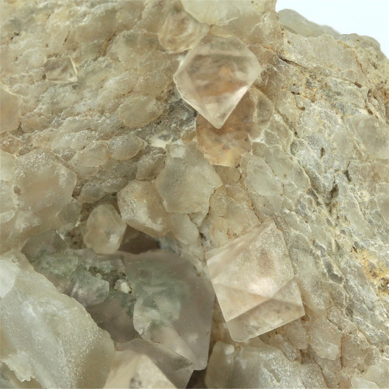 Fluorite With Calcite