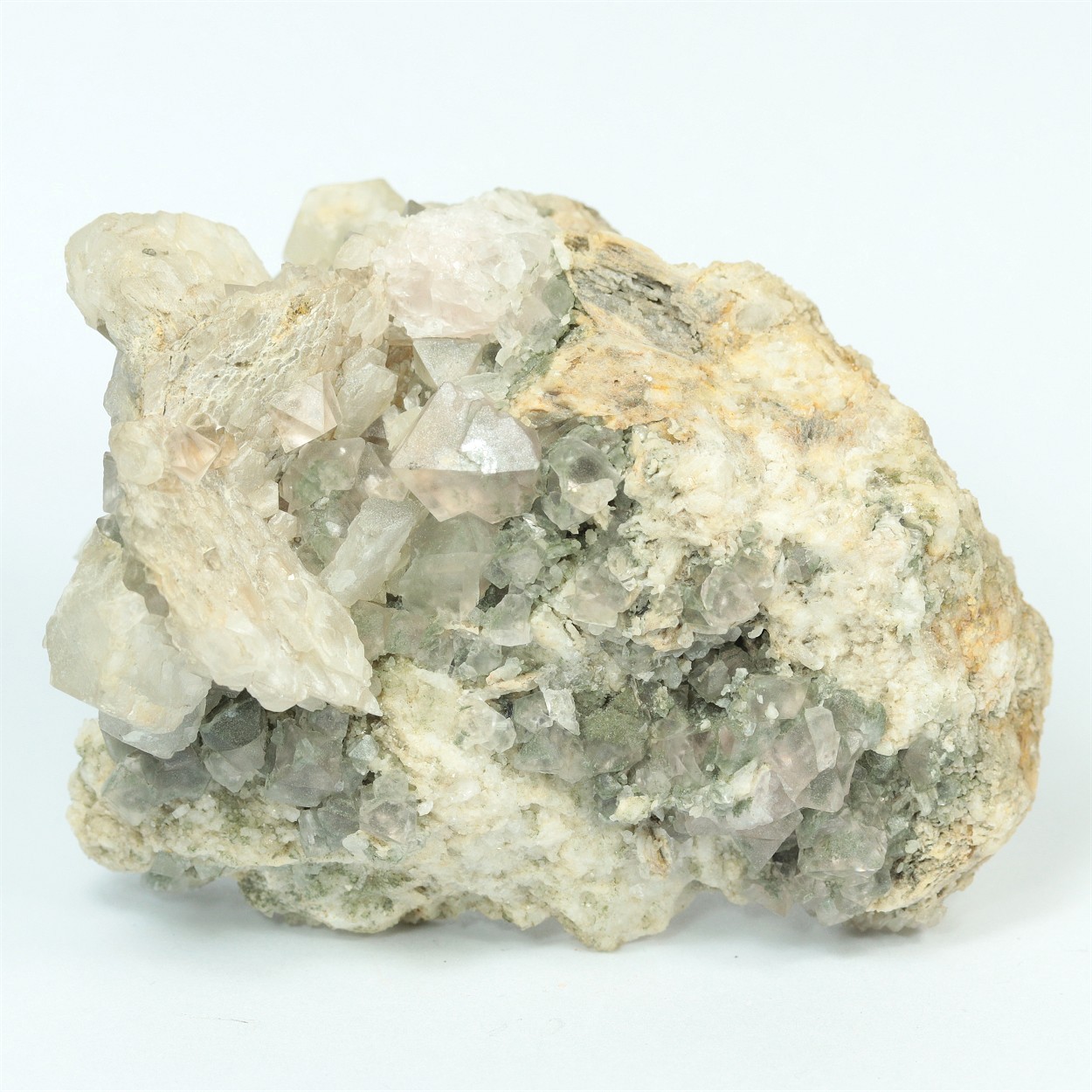 Fluorite With Calcite