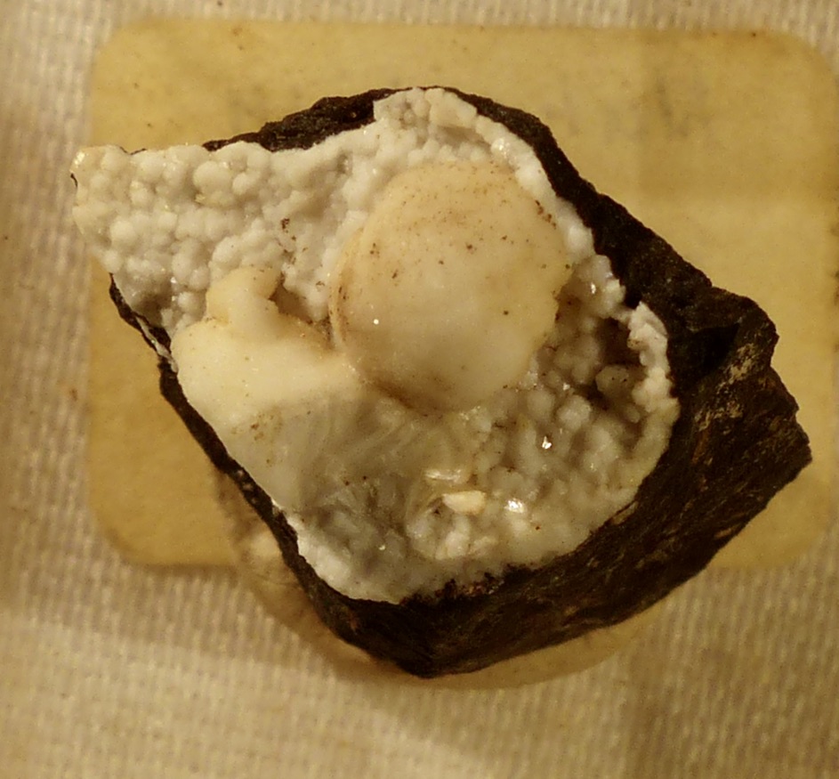 Natrolite On Harmotome